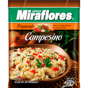Arroz Miraflores,Campesino 210 gr