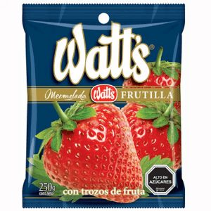 Mermelada Frutilla Watts, 250 gr