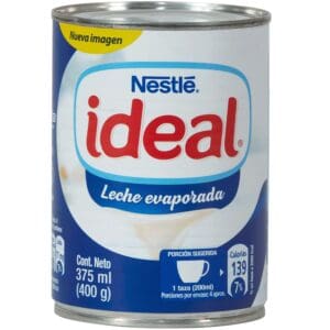 Leche EVAPORADA IDEAL 375 ML 400GR