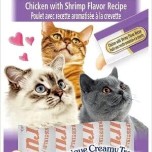 CHURU, Golosina cremosa para GATOS, ATUN Y POLLO Dp 4 tubos