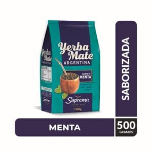 Yerba Mate Supremo Argentina MENTA, 500gr