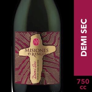 vino, Espumante, DEMI SEC, misiones de rengo 750CC