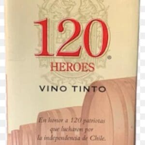 vino tinto 120 Heroes (caja) 2 litros