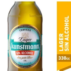 Cerveza Kunstmann lager sin alcohol, 330cc 1 unidad