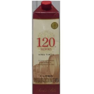 vino tinto 120 Heroes (caja) 1 LITRO