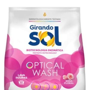 Detergente en polvo rosa, Girando Sol, 400 gr