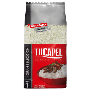 Arroz Graneado Suave G1 Tucapel, 1 kilo