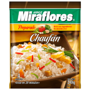 Arroz Miraflores Chaufan, 210 gr