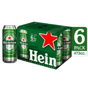 Cerveza Heineken Lata Six Pack, 6x470 cc