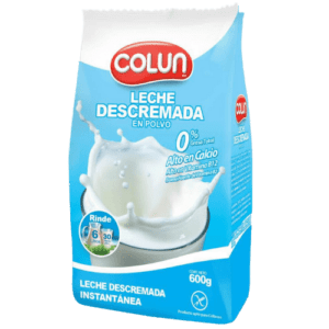Leche en Polvo Descremada Colun, 600 gr