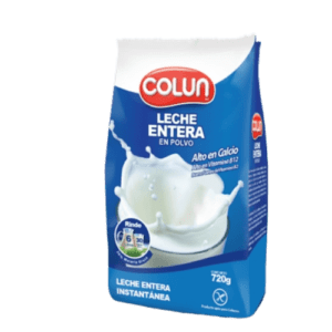 Leche en Polvo Entera Colun, 720 gr