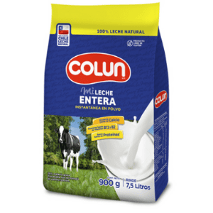 Leche en Polvo Entera Colun, 900 gr