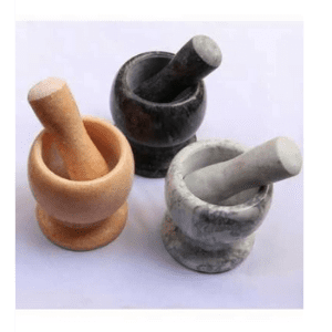 Mortero De Marmol Huella De Fuego