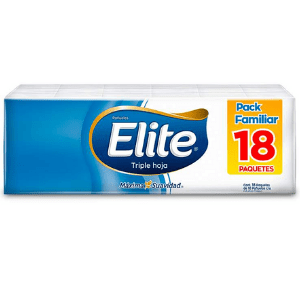 Pañuelo Desechable Elite Pack Familiar 18 unidades