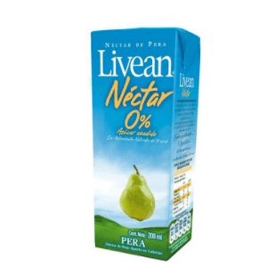Nectar Pera Livean 0% azucar, 1 Und 200 ml