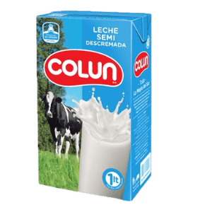 Leche Semi descremada Colun, 1 lt