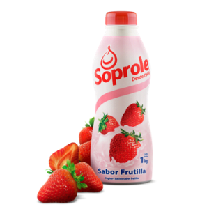 Yogurt Soprole Frutilla, 1 lt