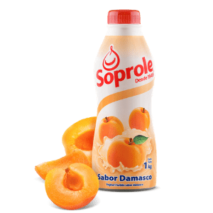 Yogurt Soprole Damasco, 1 lt