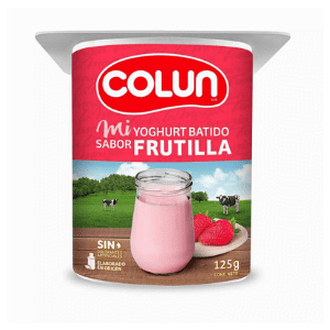 Yogurt Colun Frutilla, 1 Und 125 gr