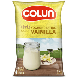 Yogurt Colun Vainilla, 1 kg